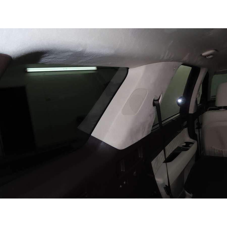 2024 Hyundai Palisade Rear pillar speaker location