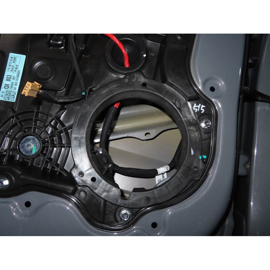 2024 Hyundai Venue Rear door speaker removed