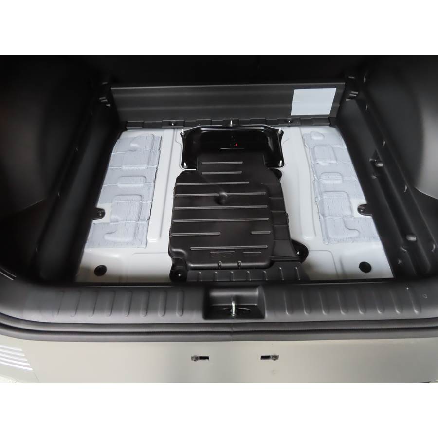 2023 Hyundai IONIQ 5 Under cargo floor speaker location
