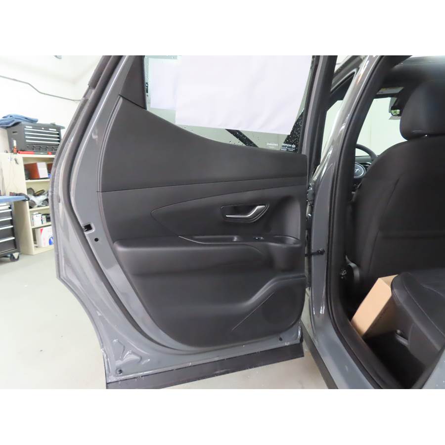 2022 Hyundai Santa Cruz Rear door speaker location