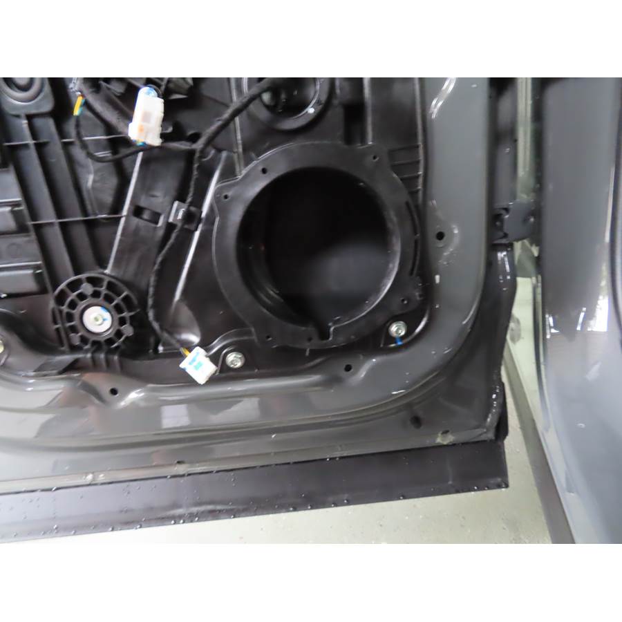 2024 Hyundai Santa Cruz Rear door speaker removed
