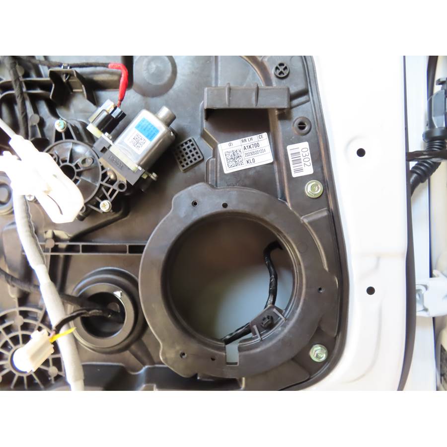 2023 Hyundai IONIQ 6 Rear door speaker removed