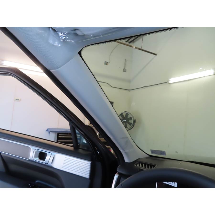 2025 Hyundai Santa Fe Front pillar speaker location