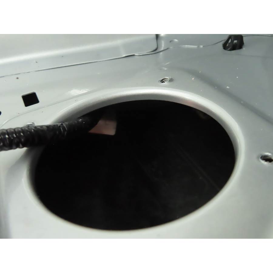 2014 Infiniti Q50 Rear deck speaker removed