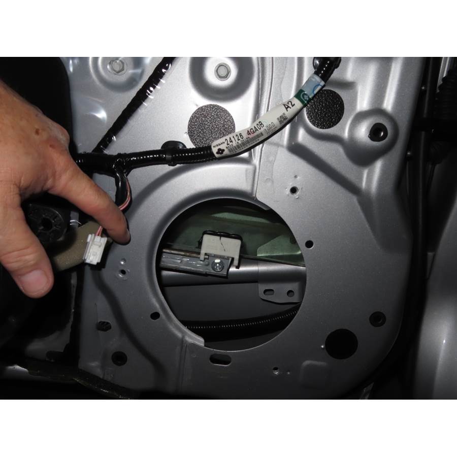 2023 Infiniti Q50 Rear door speaker removed