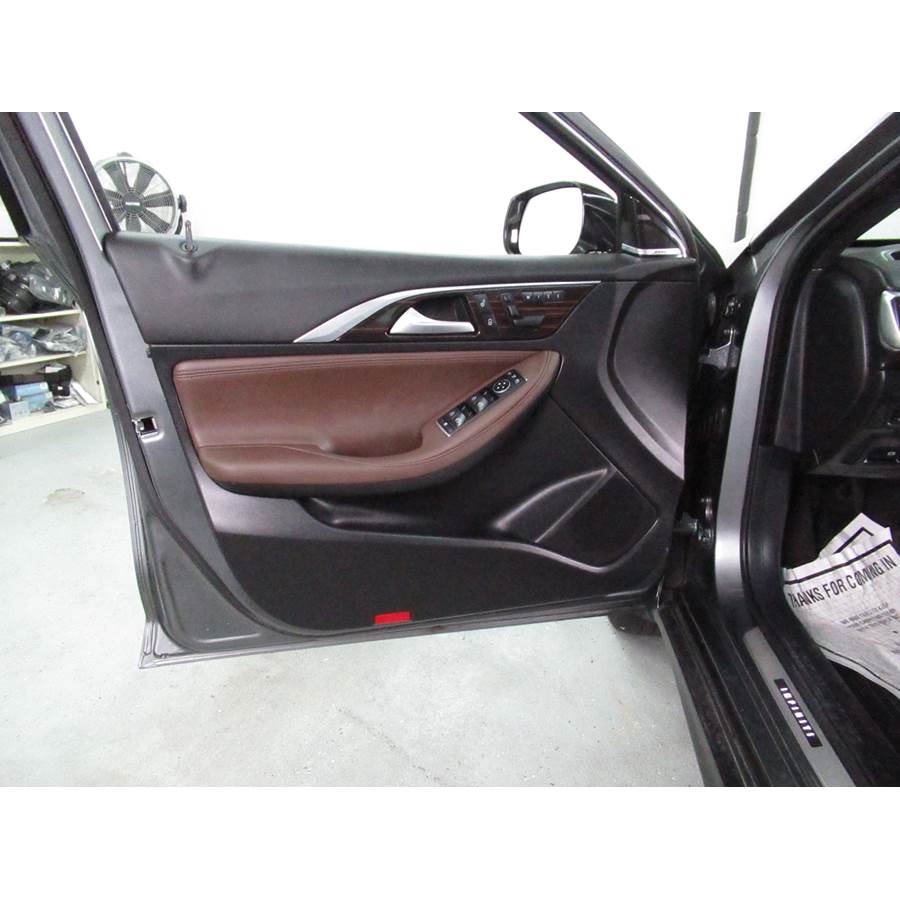 2018 Infiniti QX30 Front door speaker location