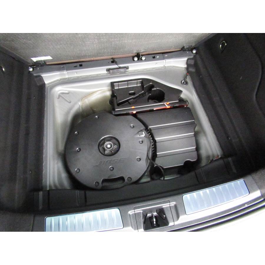 2019 Infiniti QX30 Under cargo floor speaker location