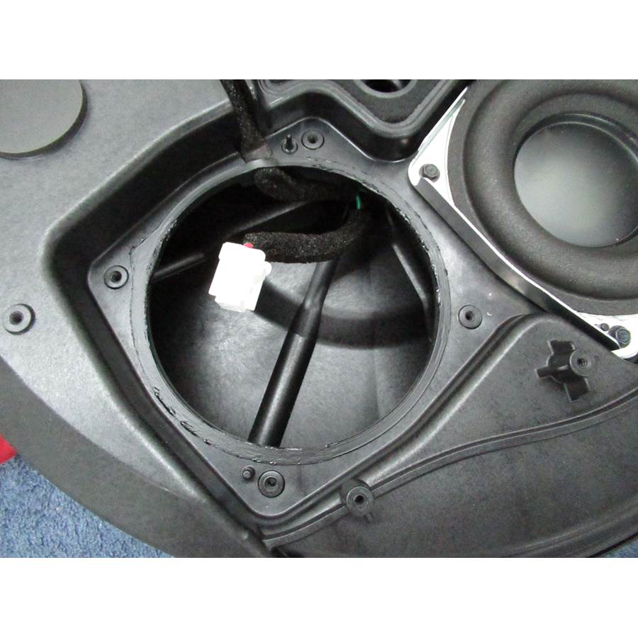 2019 Infiniti QX30 Under cargo floor speaker removed