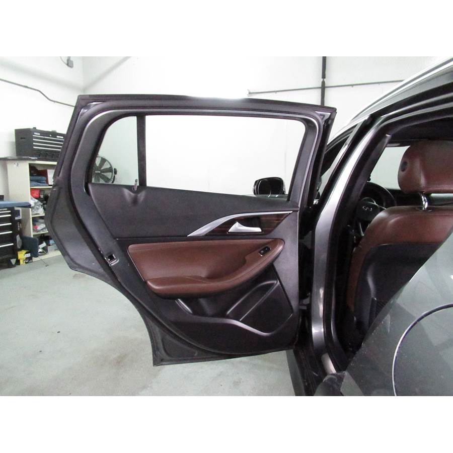 2018 Infiniti QX30 Rear door speaker location