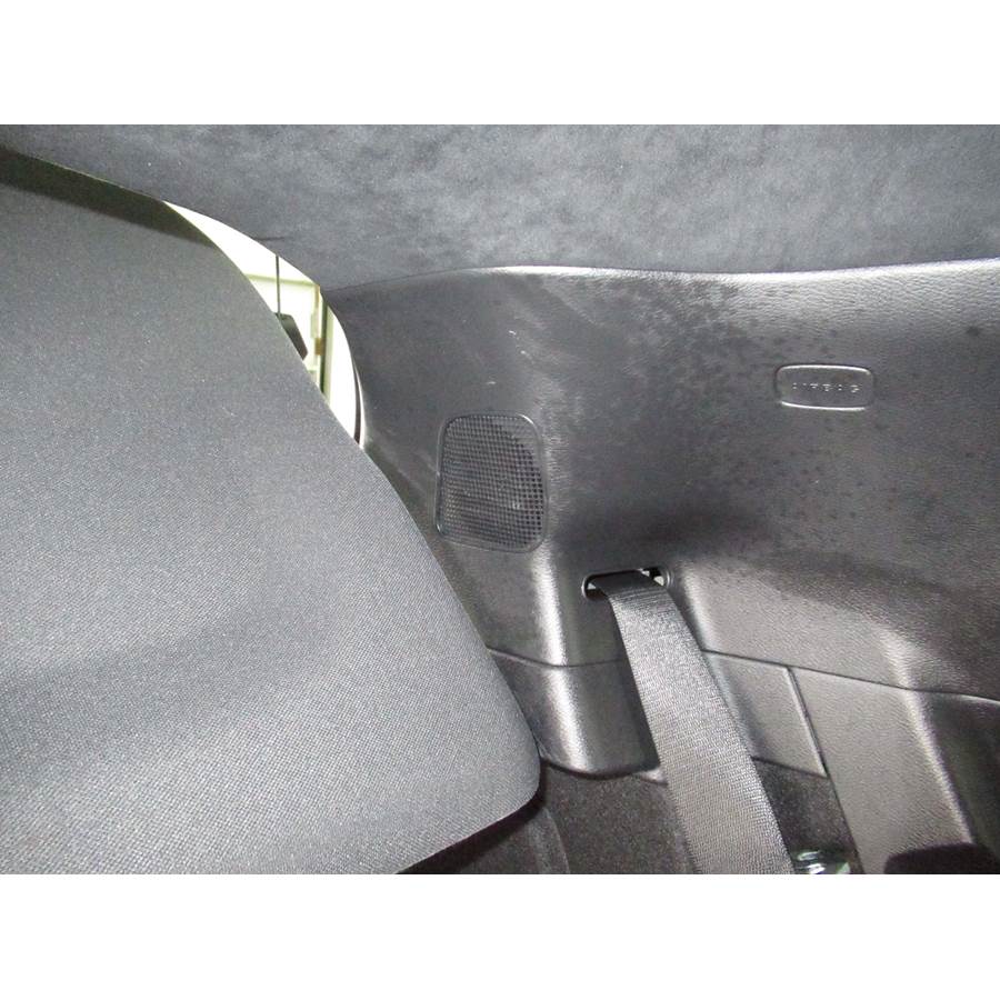 2018 Infiniti QX30 Rear pillar speaker location