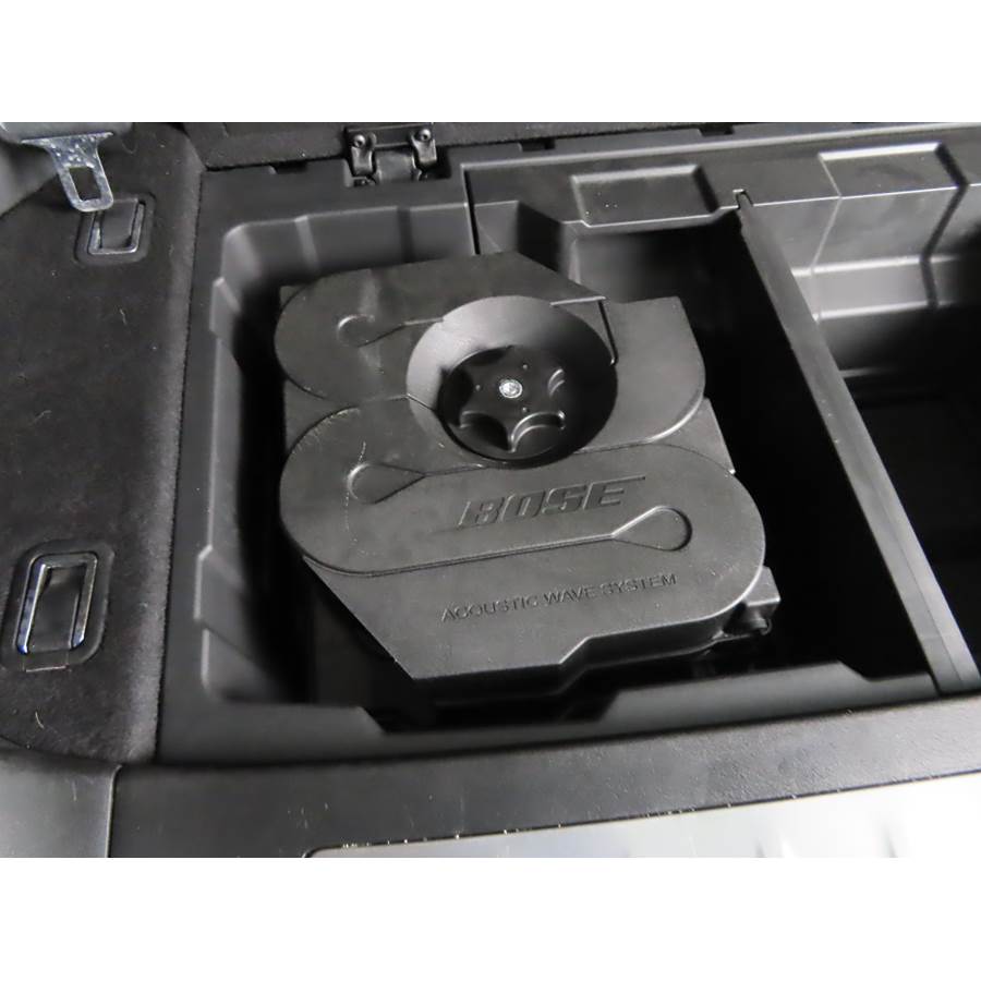 2020 Infiniti QX60 Under cargo floor speaker location