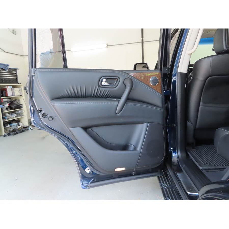 2016 Infiniti QX80 Rear door speaker location