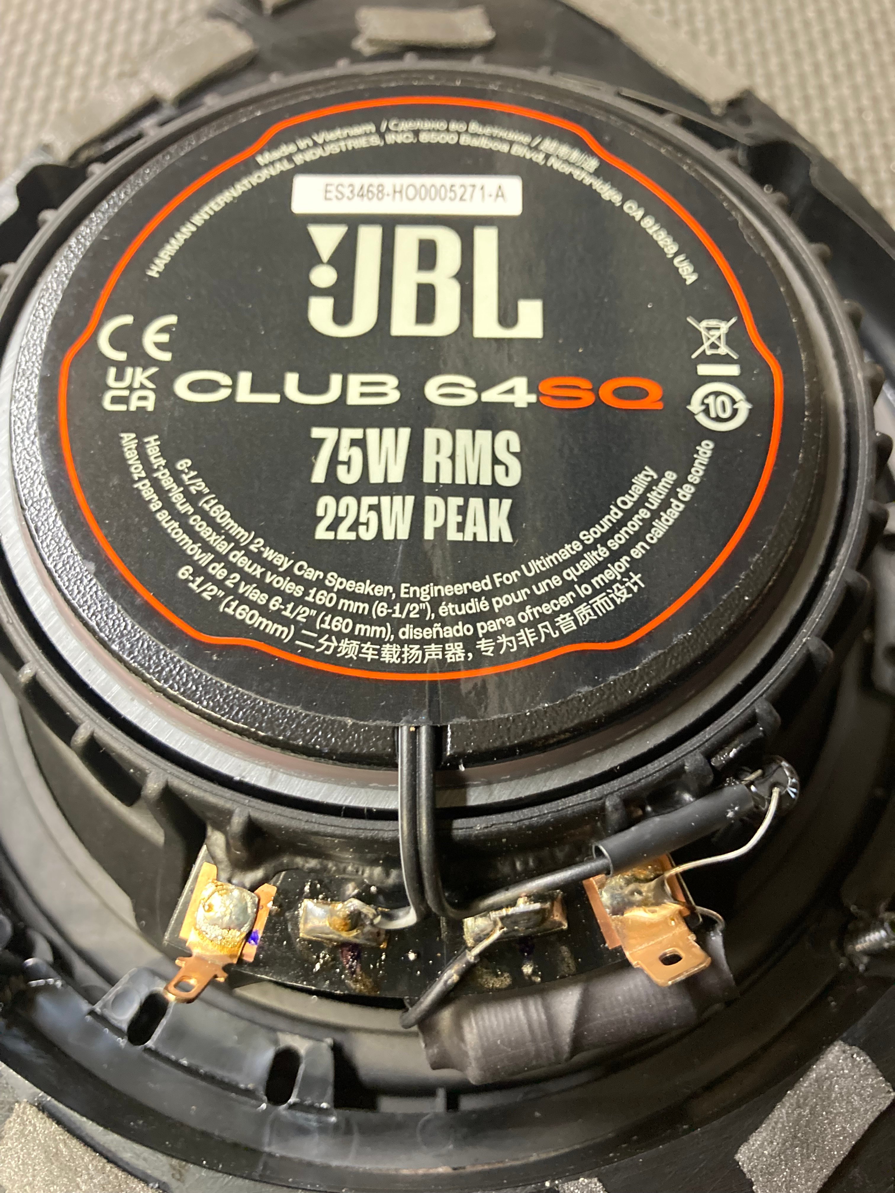 Customer Reviews: JBL Club 64SQ Club Series SQ 6-1/2