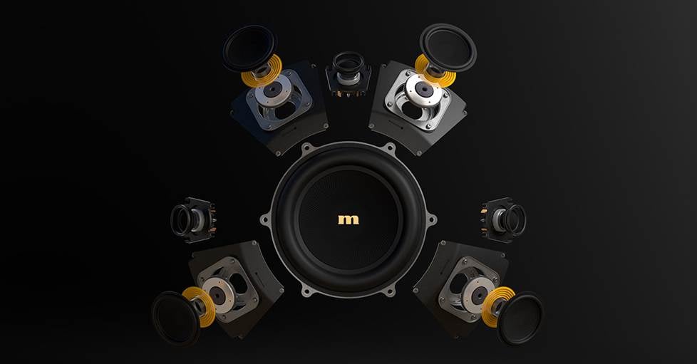 Marantz Grand Horizon exploded view of drivers