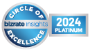 Bizrate Insights Circle of Excellence 2023 Platinum Award
