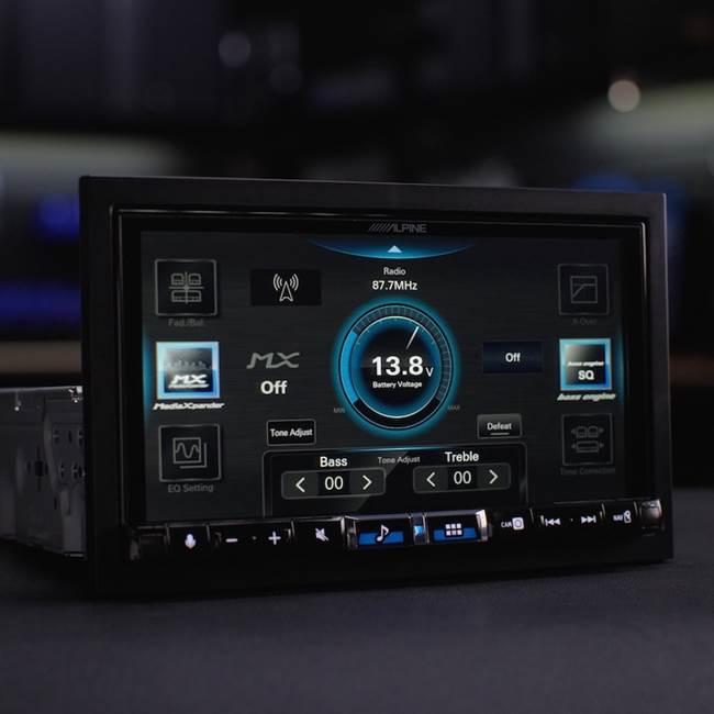 Alpine iLX-507 Digital multimedia receiver at Crutchfield