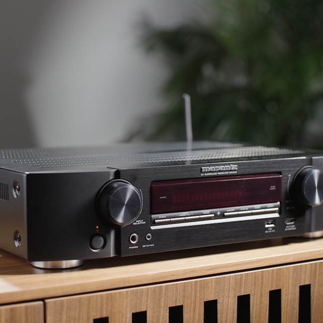 Marantz NR1510 5.2-channel slimline home theater receiver with