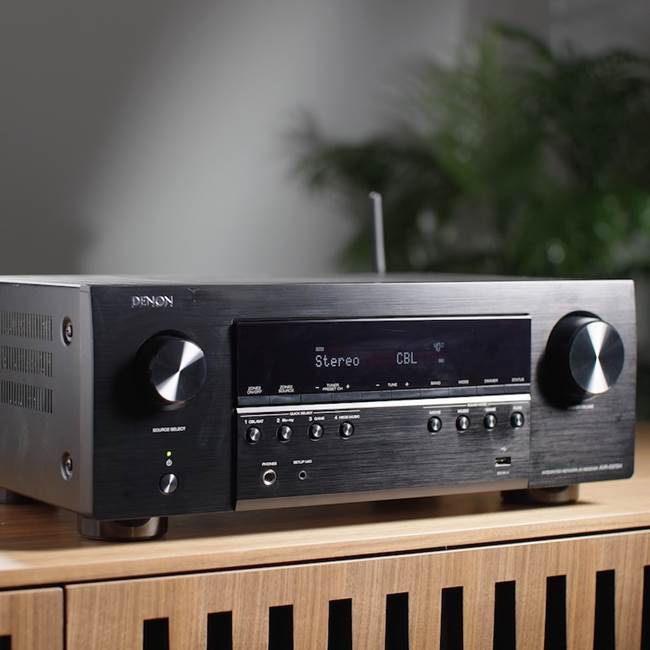 Denon AVR-S970H 7.2-channel home theater receiver with Dolby Atmos