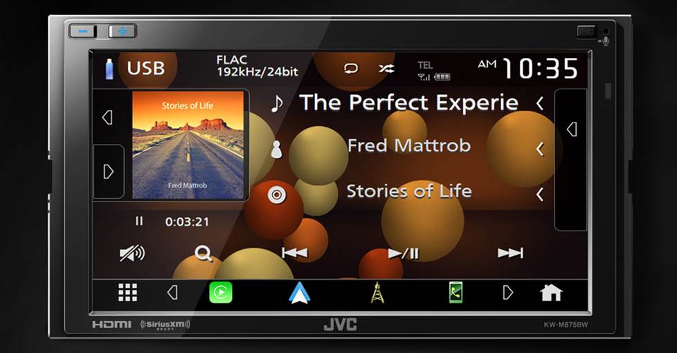 JVC KW-M875BW digital multimedia receiver