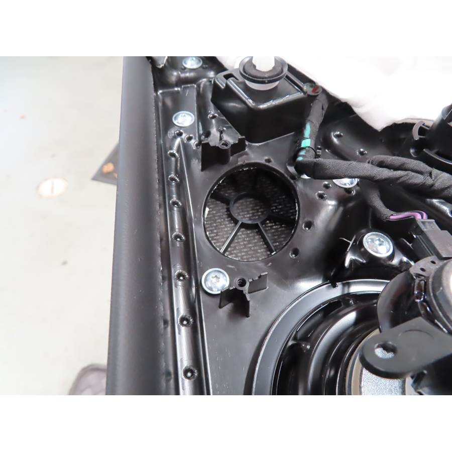 2023 Rivian R1T Rear door tweeter removed