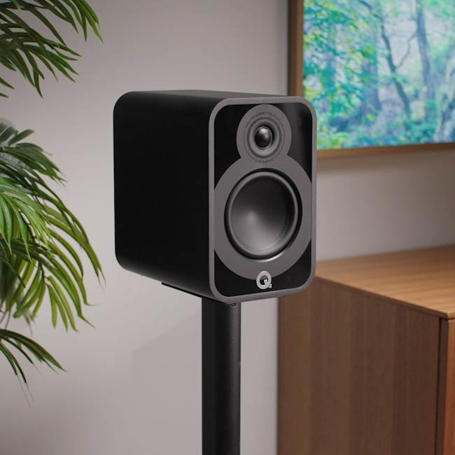 Q Acoustics 5020 (Satin Black) Bookshelf speakers (Satin Black) at