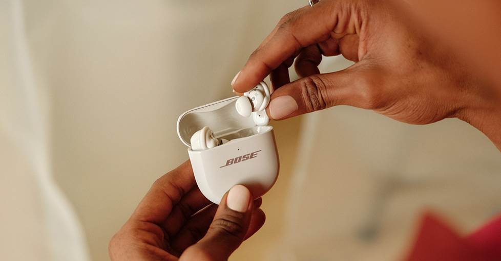 Bose QuietComfort Ultra Earbuds II with charging case