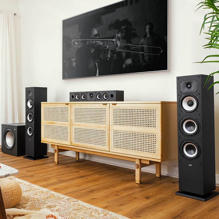 We'll show you how to put together well-matched surround sound system.