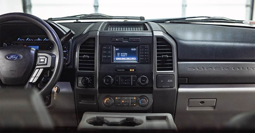 Before shot of the dash