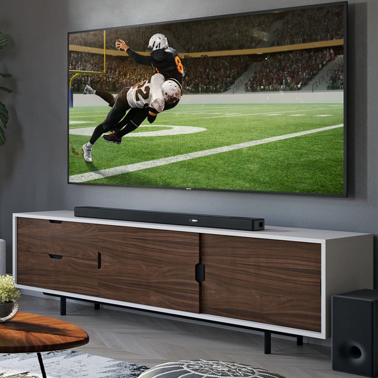 Best Dolby Atmos sound bars for 2024	
Save space and get lifelike, multi-dimensional sound with these Atmos capable sound bar systems.	
See our picks