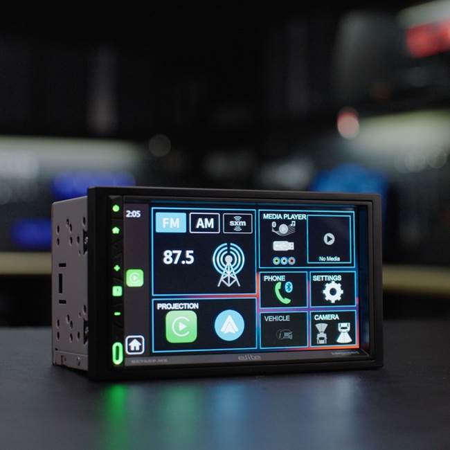 BOSS Audio Elite BE7ACP.WX Digital multimedia receiver at Crutchfield