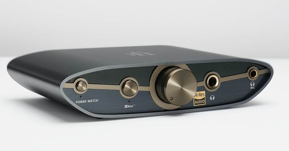 iFi ZEN DAC V2 with headphones and a laptop