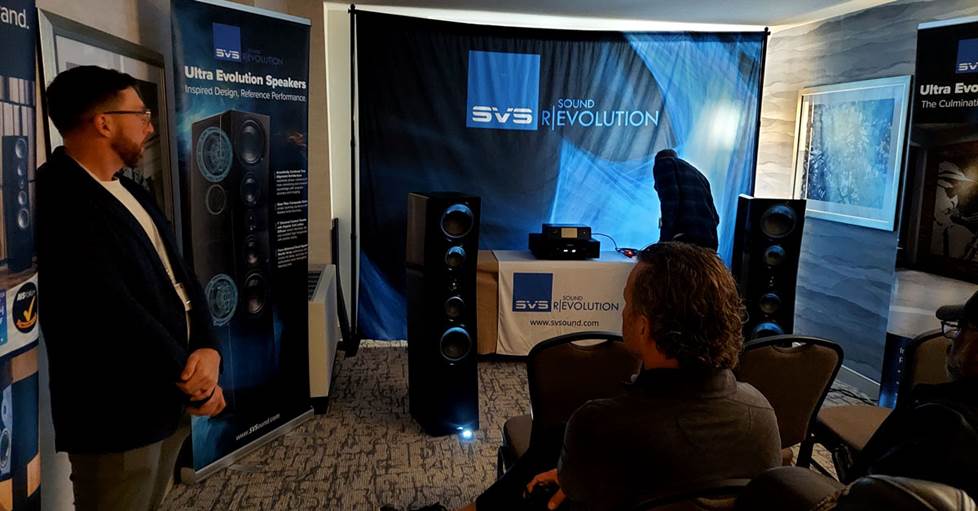 An image of the SVS listening room