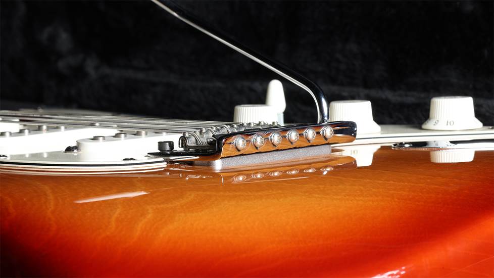Strat bridge shown from below