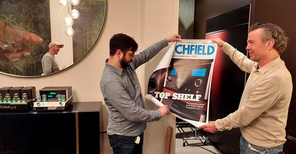 Crutchfield McIntosh catalog cover at McIntosh House of Sound
