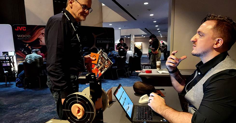 Grell Audio booth at CanJam