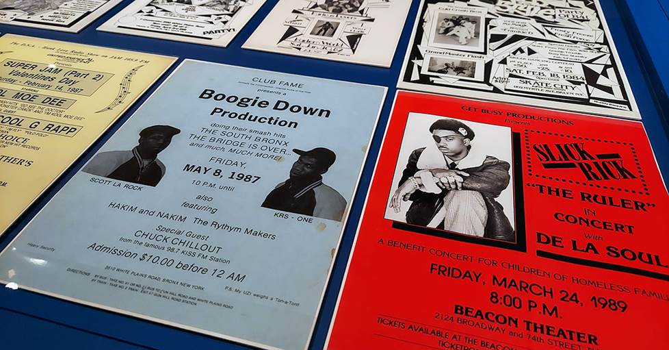 Concert flyers at Cooper Hewitt Museum