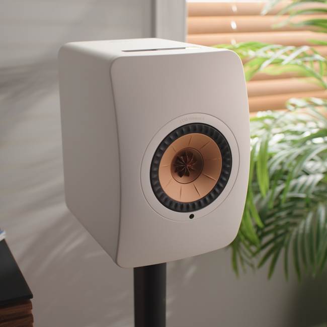 KEF LS50 Wireless II (Mineral White) Powered stereo speakers with