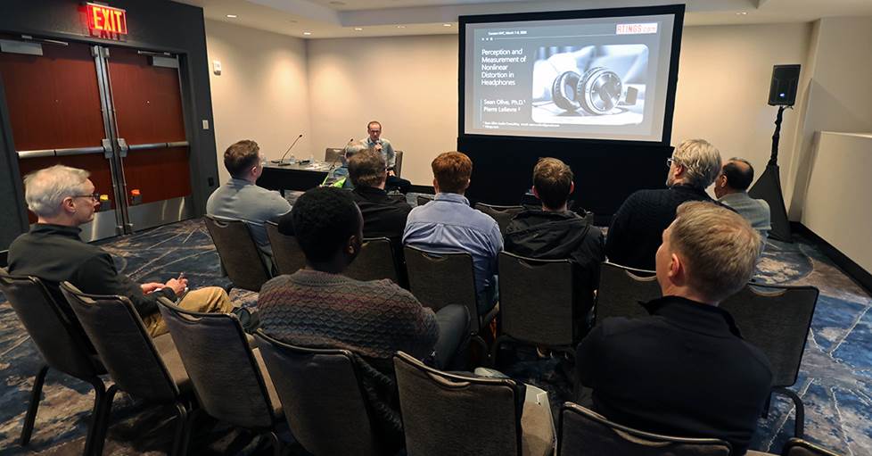 Sean Olive gives a seminar at CanJam NYC 2026