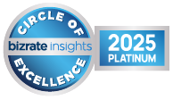 Bizrate Insights Circle of Excellence 2023 Platinum Award