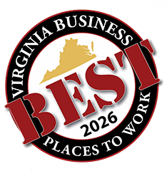 Named one of the Best Places to Work in Virginia by Virginia Business magazine (2015, 2018, 2019, 2023, 2024, 2025, 2026).