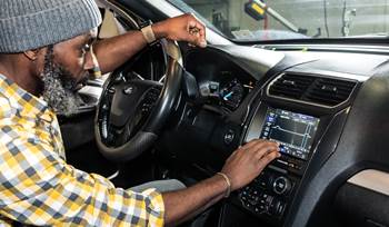 Direct Replacement stereo upgrade for a 2017 Ford Explorer