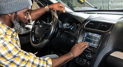 Direct Replacement stereo upgrade for a 2017 Ford Explorer