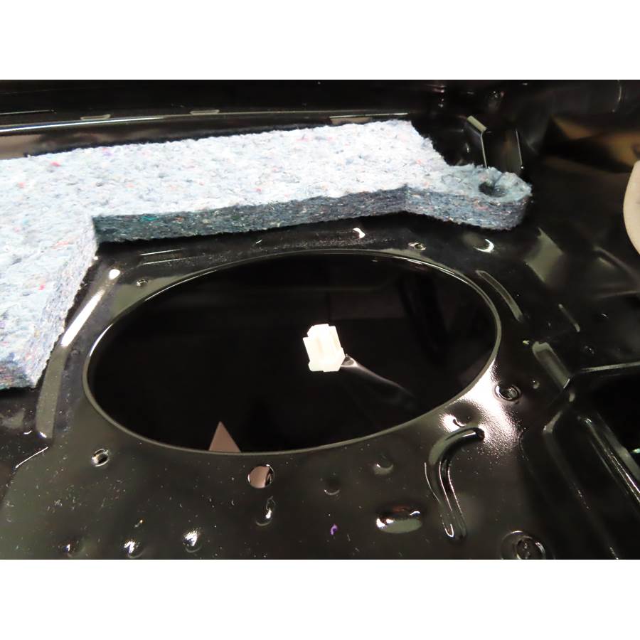 2019 Nissan Altima Rear deck speaker removed