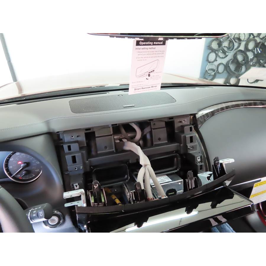 2024 Nissan Armada Factory radio removed