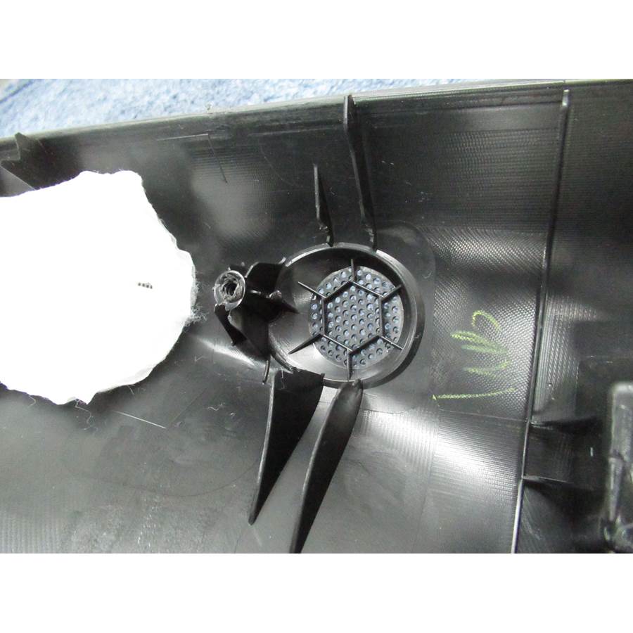 2022 Nissan Leaf Front pillar speaker removed