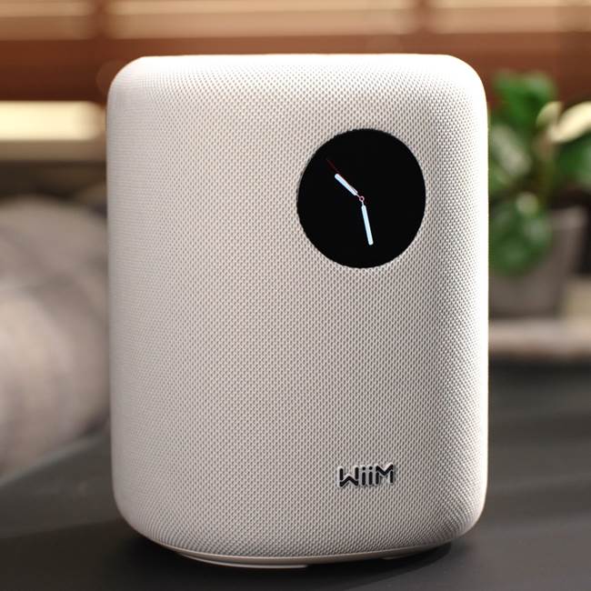 WiiM Sound (White) Streaming music speaker with Wi-Fi® Bluetooth