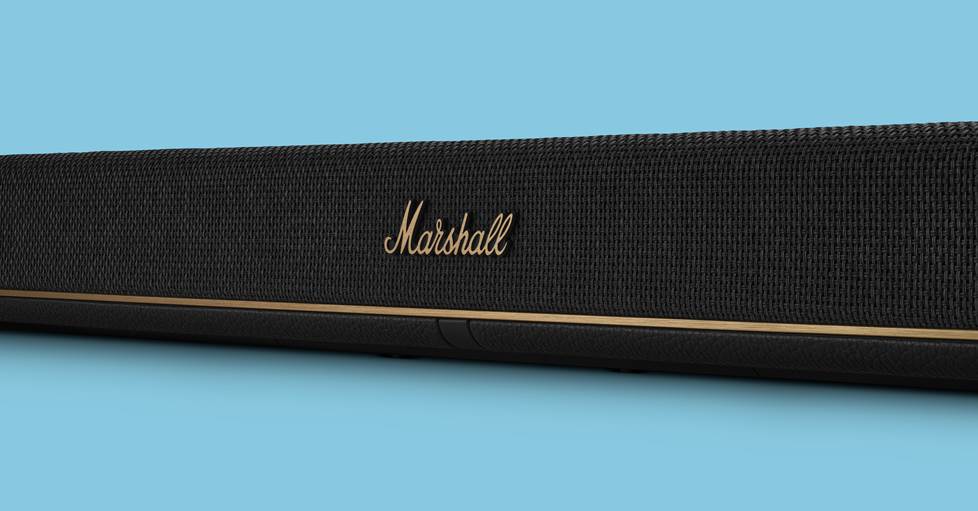 Marshall Heston 120 sound bar closeup