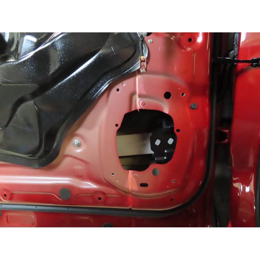 2026 Nissan Pathfinder Front speaker removed