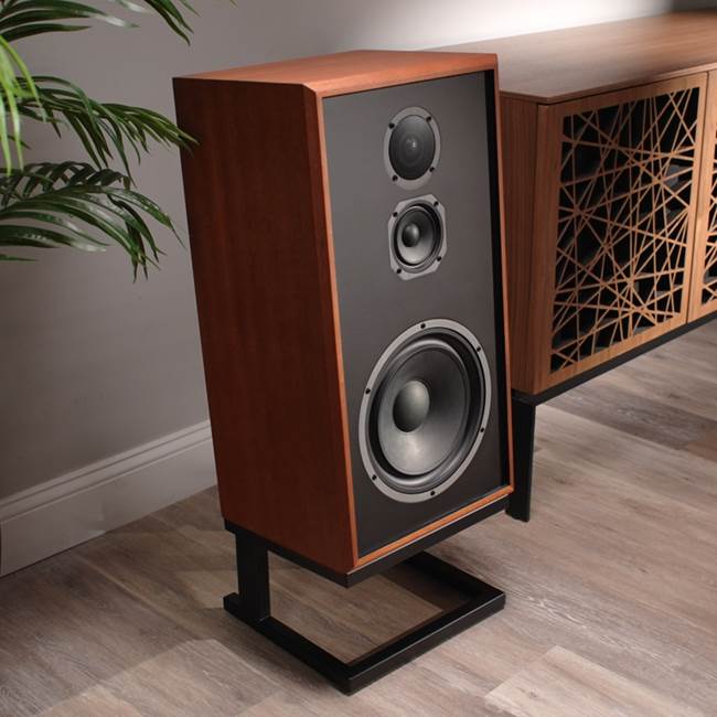 KLH Model Five (West African Mahogany) Pair of vintage-styled