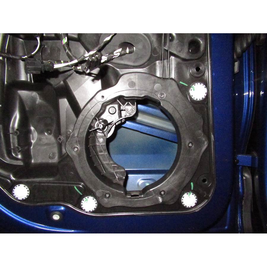 2017 Volkswagen Touareg Rear door speaker removed
